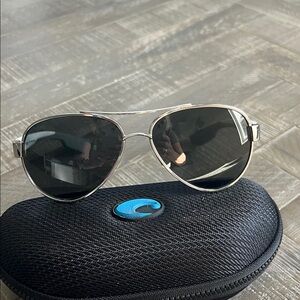 Costa Silver Aviator Sunglasses